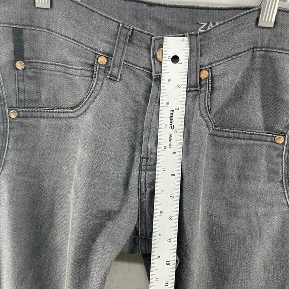 Zara Man Jeans Men's Sz 30x32 Gray Skinny Low-Rise Stretch Pockets Denim - Picture 4 of 13
